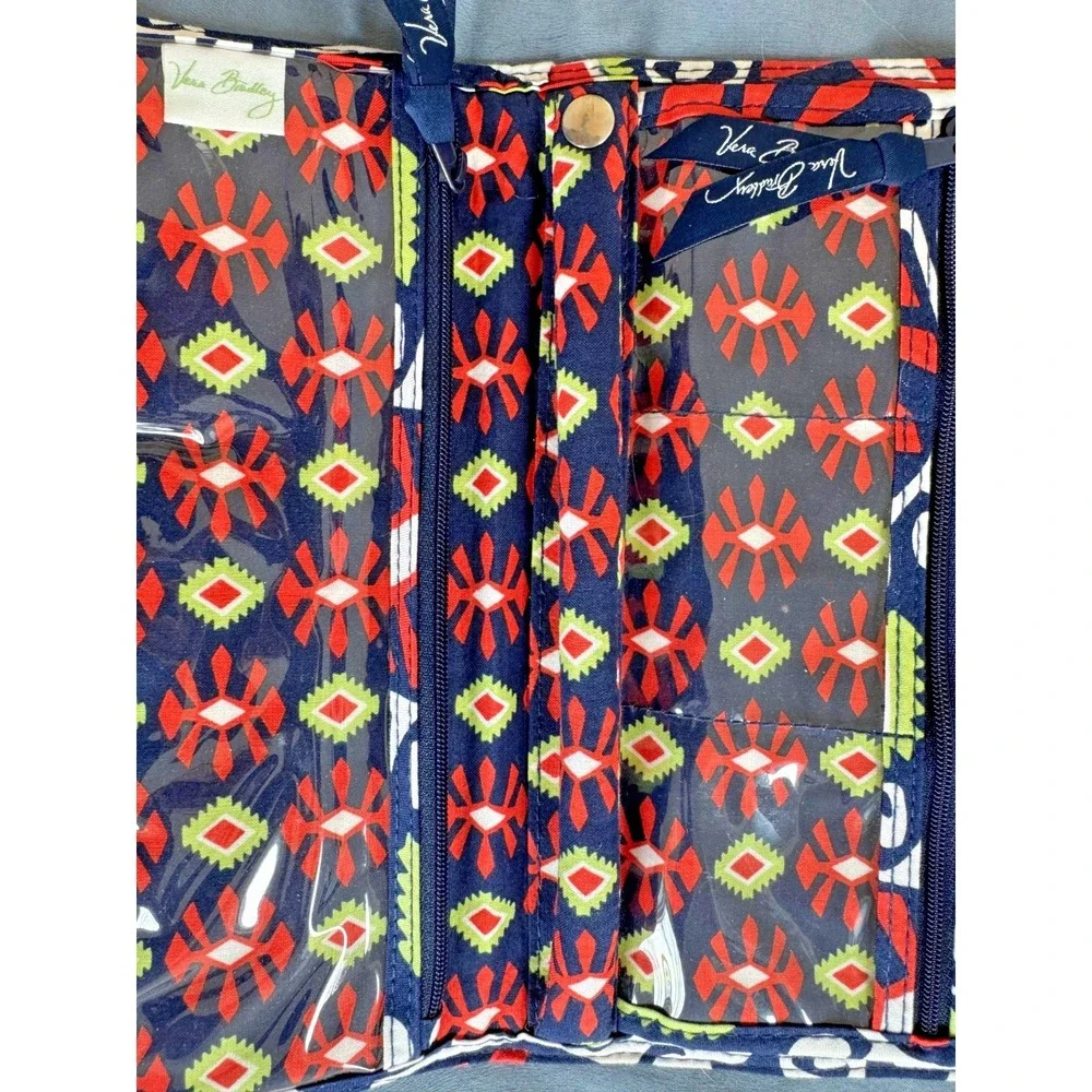 Vera Bradley Travel Jewelry Case Folio Book in the Sun‎ Valley pattern